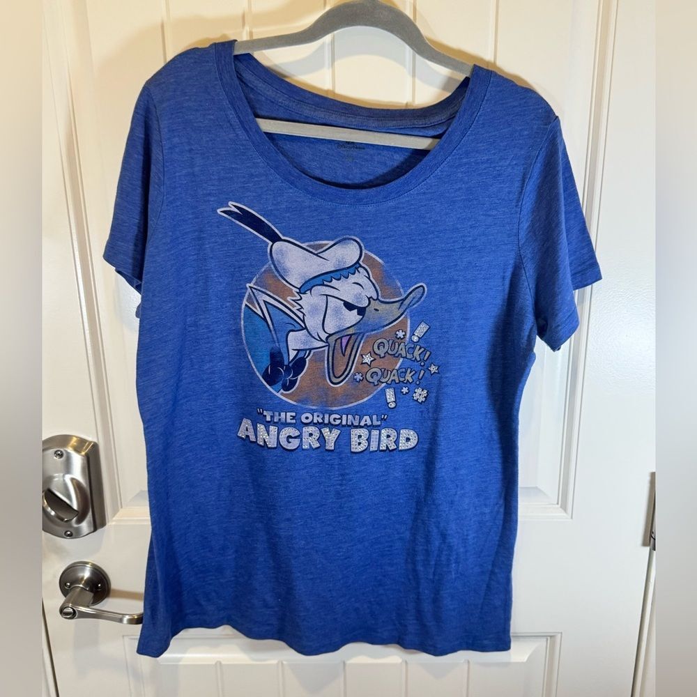 Women’s Disney Donald Duck XXL Angry Bird Tee with Gems